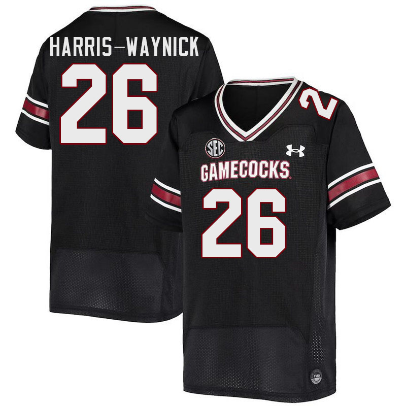 Men #26 Nathan Harris-Waynick South Carolina Gamecocks 2023 College Football Jerseys Stitched-Black